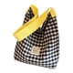 thumbnail image 2 of Bolso de lona jinwen para mujer moderno de hombro Negro, 2 of 8
