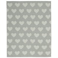 thumbnail image 2 of Nourison Plushlines Silver Grey Decorative Throw Blanket , 30"X40", 2 of 4
