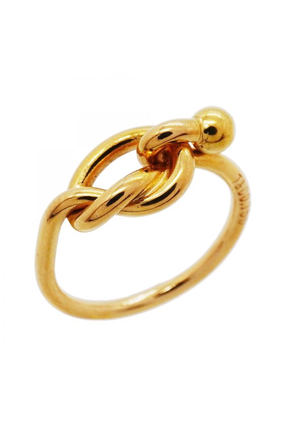 Pre-Owned Tiffany & Co. Hook Eye Ring, 18K Yellow Gold, Size 12.5 (Women's)