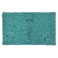 thumbnail image 5 of Home Weavers Modesto Collection 100% Cotton Tufted Bath Rugs, Extra Soft and Absorbent Bath Rugs, Non-Slip Bath Mats, Machine Washable, Bathroom Bath Mats for Floor, 24"x40" Rectangle, Turquoise, 5 of 7