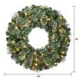 thumbnail image 5 of Liberty Color-Changing Pre-Lit LED Battery-Powered Artificial Christmas Wreath with Timer, 24", by Holiday Time, 5 of 8