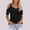 Black, variant on New Women's Loose V Neck Lace Lace Off The Shoulder T Shirt Women's Shirt Short Sleeve Tee Shirt Women Athletic Short Sleeve Tops for Women Tops for Women Casual Summer Womens Top Casual Tops Women