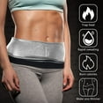 thumbnail image 5 of Lilvigor 2 Pieces Waist Trimmer for Women Sweat Wrap Sweat Waist Trainer Sweat Tummy Workout Belt Stomach Wraps for Bodybuilding, 5 of 7