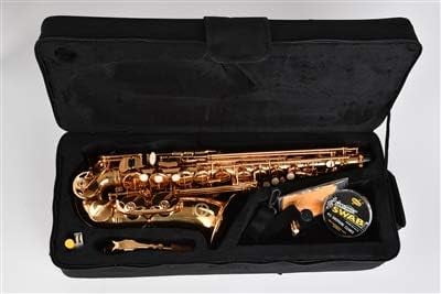 Saxophone Herche Superior Alto Saxophone X3 | High F# Key | Educator Approved & Service Plan
