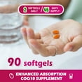 thumbnail image 5 of CoQ10 400mg, High Absorption Coenzyme Q10 Supplements for Heart Health & Cellular Energy, Non-GMO, Gluten Free, 90 Count（1 PACK）, 5 of 7