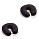 thumbnail image 1 of Almohada de espuma viscoelástica para el cuello Cateissary almohada de viaje en Forma de U negro 2piezas, 1 of 5
