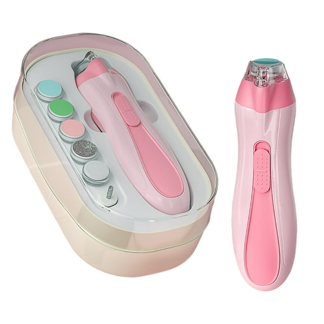Se necesitan dos pilas n.º 5. Lima eléctrica para uñas de bebé. Manicura infantil a pilas. Manicura infantil a pilas para bebés