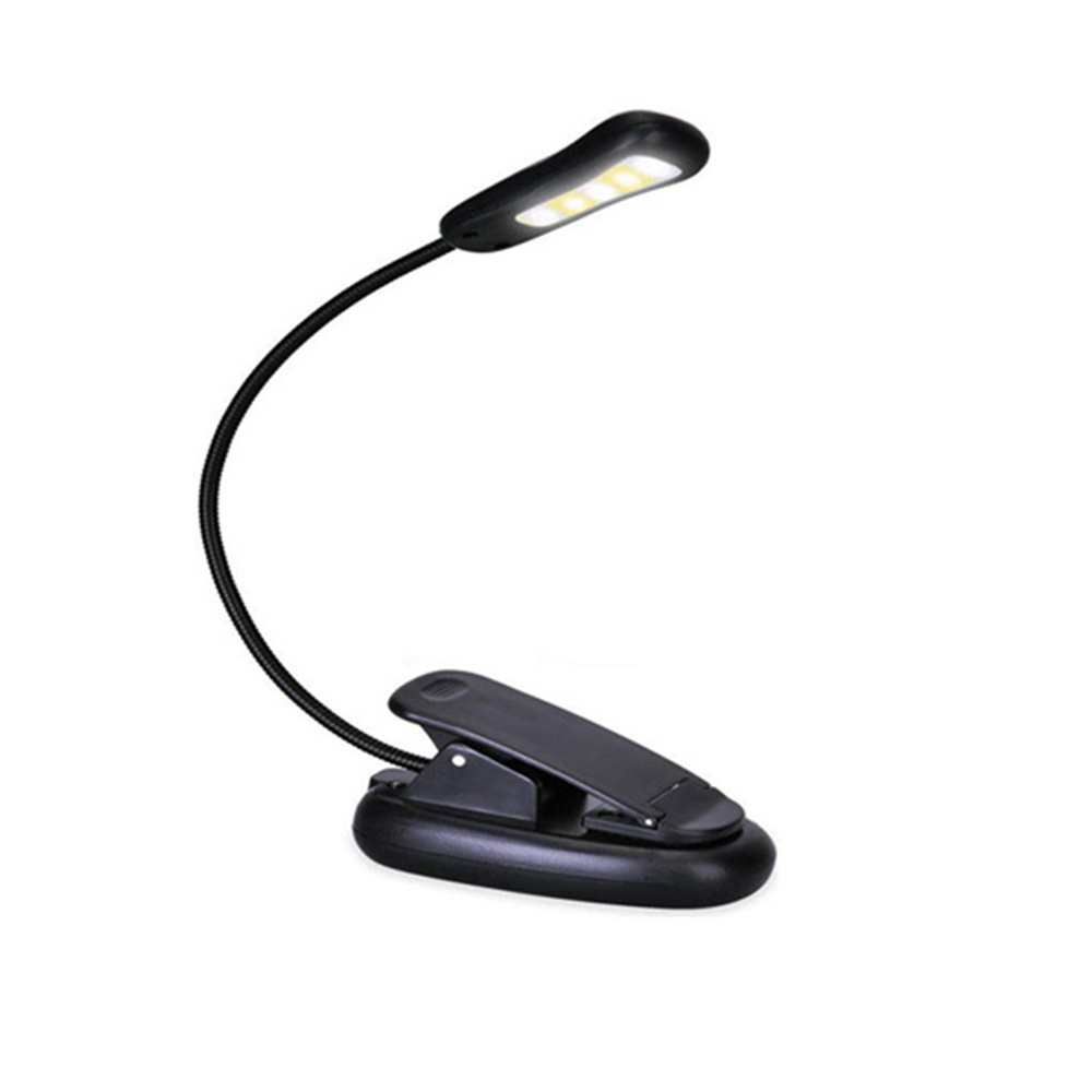 Small Clip On Light 5 LED Flexible Gooseneck Reading Lamp 9 Lighting