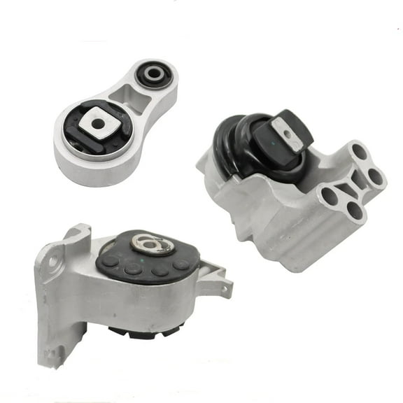 GELUOXI 3PCS Engine Motor & Trans Mount Set for Ford Fusion 2010-2012 Lincoln MKZ 3.5L 2007-2012 A5571 A5570 A5653