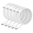 thumbnail image 1 of USB C Charger Cable [1m+1m+1m+1m+1m] for iPhone 16 15 max pro iPad Macbook Type C Cable Fast Charging for Samsung S25 S24 switch usbc Data wire for Google Pixel Xiaomi oppo Braided Phone Charger cord, 1 of 11