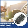 thumbnail image 2 of Mando a distancia de entrada sin llave Unique Bargains 315 MHz para GMC Yukon 2015-2020 Negro, 2 of 7