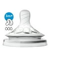 thumbnail image 2 of Philips Avent Natural Baby Bottle Medium Flow Nipple, 3M+, 2pk, SCF653/23, 2 of 11