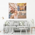 thumbnail image 5 of FREEAMG Custom Tapestries Wall Art Hanging Tapestry Personalized Tapestry Bedding Aesthetic Tapestries for Bedroom Living Room Dorm Home Wall Decor 60" x 40" Horizontal, Collage 3 Photos, 5 of 7