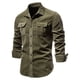 thumbnail image 1 of Camisas para hombre AIOPESON Algodón Social Hombres Color sólido Casual AIOPESON camisa casual, 1 of 6