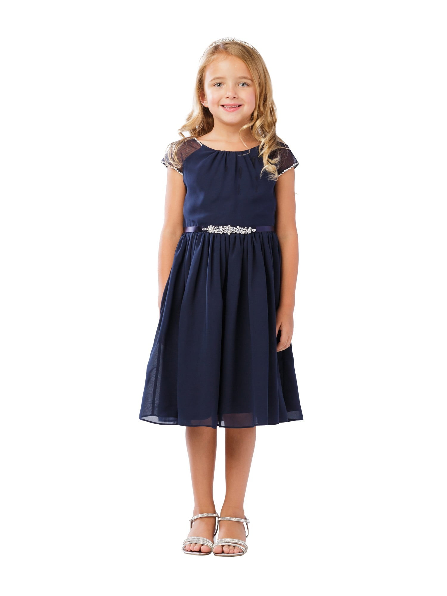 chiffon dress for little girl
