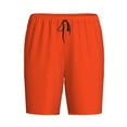 thumbnail image 3 of Yiaed Orange for Men's Soft Sleep Pajama Short Lounging Pajama Shorts-Small, 3 of 8