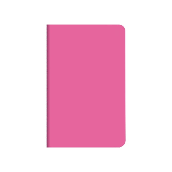 A6 Notebook,Thickened Softcover Notebook,A6 Journal Mini Notebook Kraft Memo Notepads Lined Sketchbook,Small 3.54x5.51 Inch 30 Sheets for Men Women Office Supplies Purse Travelers (Rose Red)