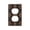 Earthy Tones Rhombus Shape, variant on Light Switch Cover Switch Plate Outlet Cover Plug Cover for Electrical Unused Outlet Cover Blue and White Batik Pattern