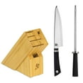 thumbnail image 3 of Shun Sora 3 Piece Build a Block Knife Set, Handcrafted in Japan, Chef, Honing Steel, and Block, 3 of 5