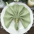 thumbnail image 6 of Balsa Circle 5 Square Sage Green 19x19" Faux Burlap Linen Dinner Napkins Party Events Catering Decorations Supplies, 6 of 8