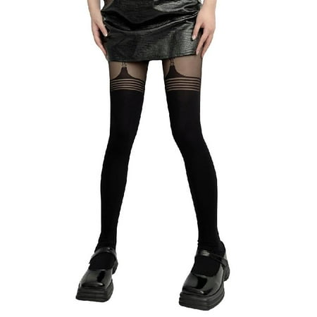 

Women‘s Velvet Stockings False Garter Belt Thigh Pantyhose Mock-Suspender Stockings Sexy Thigh High Pantyhose for Party