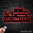 thumbnail image 4 of Handmadetneonsign Custom Emergency Ambulance Metal Wall Art LED Light, Rescue Squad Truck Driver, 4 of 5