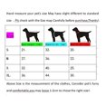 thumbnail image 4 of Ropa de cuatro patas para mascotas Ropa para mascotas con bolsillo trasero Ropa para perros a rayas MFZFUKR xs, 4 of 5