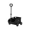 thumbnail image 4 of Pet Stroller, 4 Wheels, Travel Folding Carrier _ #01 _ A _ Black, 4 of 9