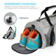 thumbnail image 3 of TFixol Bolsa de viaje impermeable de 30 litros con compartimento separado para zapatos para, 3 of 8
