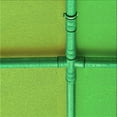 thumbnail image 1 of Ahgly Company Machine Washable Indoor Square Transitional Emerald Green Area Rugs, 5' Square, 1 of 7