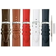 thumbnail image 5 of Morellato Twingo Genuine Leather Watch Strap - White - 18mm - Chrome-plated Stainless Steel Buckle - PERFORMANCE Collection, 5 of 8