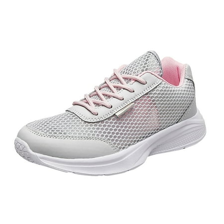 

gvdentm Walking Shoes Women Leisure Women s Lace Up Soft Sole Comfortable Shoes Memory Foam Slip on Sneakers for Women