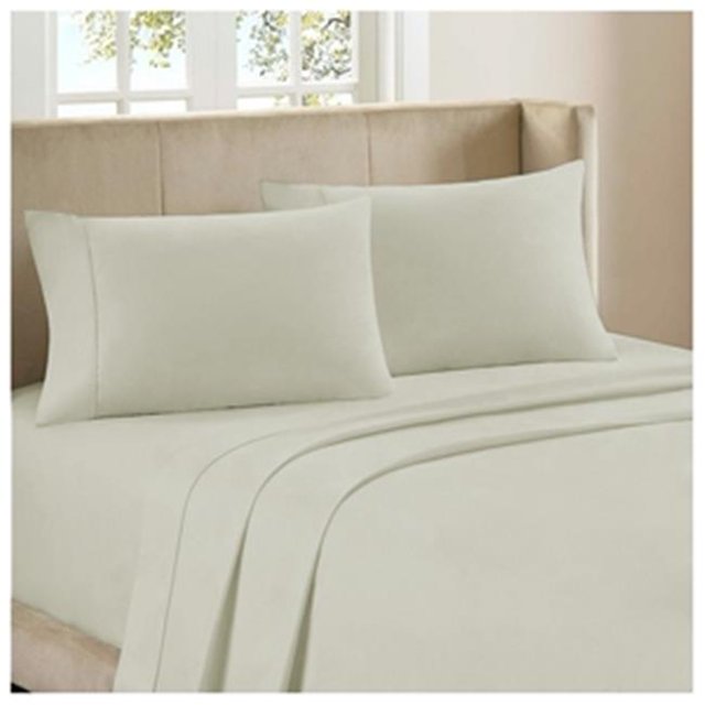 Ensemble de Draps Confort en Bambou de Luxe 4 Pièces - Marron - Grand
