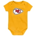 thumbnail image 3 of Newborn & Infant Kansas City Chiefs Team Starter 3-Pack Bodysuit Set, 3 of 4