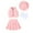 Pink, variant on Baby Coming Home Outfit Girl Baby Winter Outfit, Girls Fashion V-neck Breasted Suspender Top Pleated Skirt Hat Four Piece Set