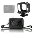 thumbnail image 1 of Sport Camera Silicon Cover Silicon Cover Casing Protection Extension Frame Set Accessory For Gopro8 Action Camera, 1 of 8