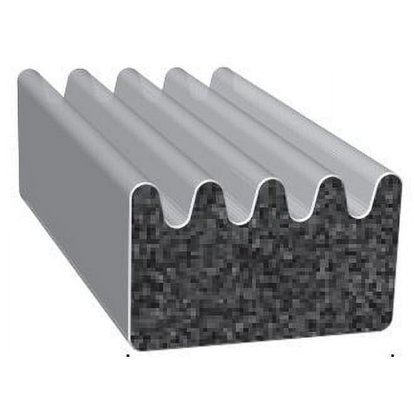 Trim-Lok Multi Purpose Weather Stripping X2897HT-50 2897 Series; Roll; Black; EPDM Sponge Rubber; -20 Degree Fahrenheit To 158 Degree Fahrenheit Temperature Range; Rectangular; With Adhesive Back