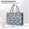 thumbnail image 3 of Large Capacity Tote Bag,King Charles Cavalier Handbag Fashion Luxury Tote Bag,15.7"x13"x 5.1" Inches,Laptop Compatible, 3 of 6