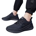 thumbnail image 3 of WILLBEST Men Sneakers Size 10.5 Wide Fashion Autumn Men Sports Shoes Flat Thick Bottom Non Slip Lace Up Waterproof Upper Comfortable 2024, 3 of 5