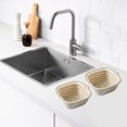 thumbnail image 5 of Oggfader Double Layer Plastic Colander, Kitchen Sink Fruit Vegetable Drain Basket - Food Grade Drainage Storage for Washing & Kitchen Use, 5 of 6