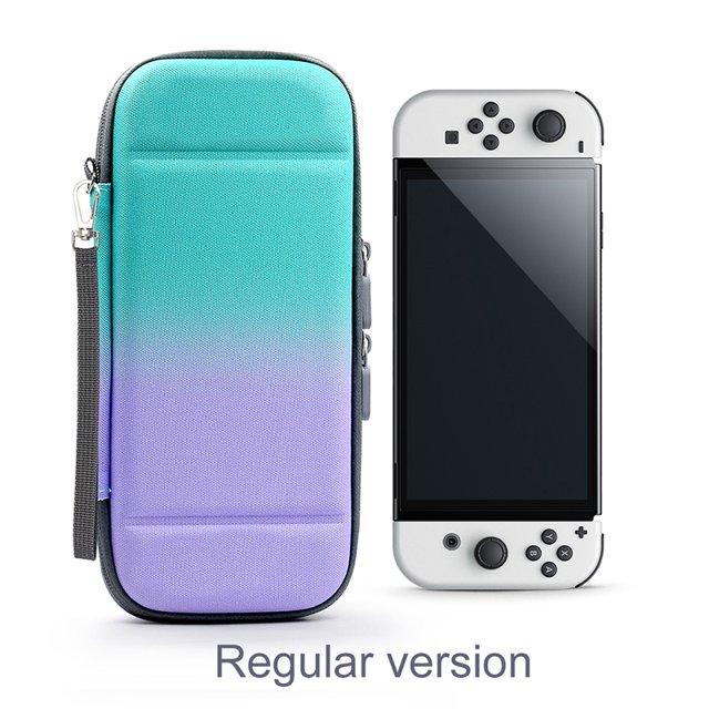 for Nintendo Switch / Switch Oled Console Portable Storage Bag Pastle Waterproof Hard Case with 10 Card Slots Travel Protection 7