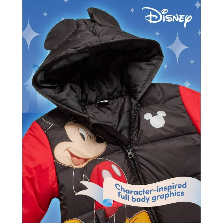 Disney Little Boys Snowsuit Set - 2 Piece Toy Story, Cars, Mickey