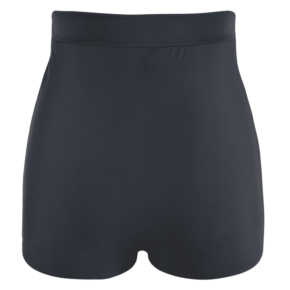 Mycoco Women's Super High Waist Swim Shorts Shirred Tummy Control Swimwear Tankini Bikini Bottoms