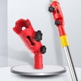 thumbnail image 2 of Paint Brush Extension Multi-Angle Paint Brush Extender Extension Pole Attachment Retractable Paint R Red&Silver Plastic + Metal, 2 of 6