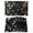 Black, variant on Black Spring Floral Placemats Set of 4, Flowers Botanical Elegant Pastoral Placemats for Dining Table, Place Mats for Kitchen Tabletop, Waterproof Wipeable Dining Table Mats Set