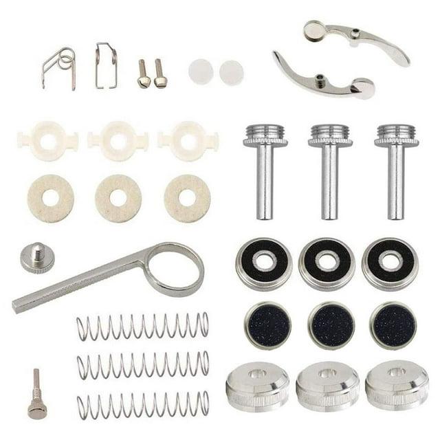 Conjunto de piezas de reparación de trompetas, parte de reemplazo, conveniente para utilizar el componente portátil universal del conjunto universal, Estilo B