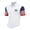 White, variant on Men's USA 250th Anniversary Polo Shirt 1776-2026 Patriotic American Flag Sleeve Golf Shirt