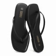 thumbnail image 3 of Chanclas Rihero de piel negra para mujer, talla 8, 3 of 6