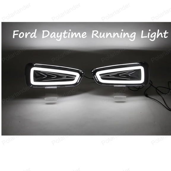 Car Styling Fit Ford F150 SVT Raptor 2009-2014 2x LED DRL Daytime Running DRL Fog Light