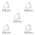 thumbnail image 1 of fastboy Bicycles Adapter Bottom Bracket Chain Guide Aluminum Alloy Conversion Part Portable Professional Repairing Accessory Silver 5Set, 1 of 6